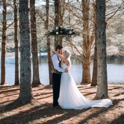 Maine Lakeside Cabins - Our woods, water, and barn serve as a magical backdrop for your love.