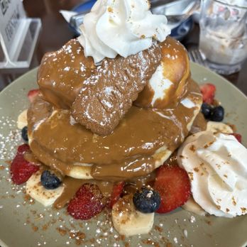 Eggstatic - Biscoff Pancakes - Breakfast & Brunch Near Me - Mississauga, Ontario