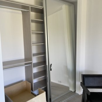 California Window & Door - Photo of nice looking CW closet doors that have been leaning in my closet since mid Dec! Waiting for CA window and doors to finish install! - Windows Installation Near Me - Palm Desert, California California Window & Door - Photo of nice looking CW closet doors that have been leaning in my closet since mid Dec! Waiting for CA window and doors to finish install! - Windows Installation Near Me - Palm Desert, California