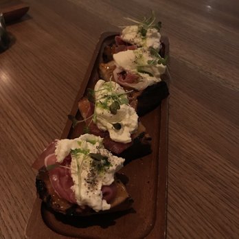 Gemini - Prosciutto & Burrata Crostini - New American Near Me - Chicago, Illinois Gemini - Prosciutto & Burrata Crostini - New American Near Me - Chicago, Illinois