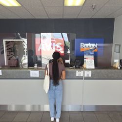 Budget - Customer counter at Budget.