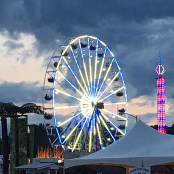 Dutchess County Fair - Ferris wheel at dusk - Festivals Near Me - Rhinebeck, New York Dutchess County Fair - Ferris wheel at dusk - Festivals Near Me - Rhinebeck, New York