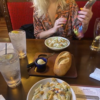 The Old Spaghetti Factory - Salad and bread - Italian Near Me - Riverside, California The Old Spaghetti Factory - Salad and bread - Italian Near Me - Riverside, California