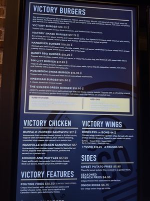 Menu photo 1 Victory Burger & Wings Las Vegas, NV Menu photo 1 Victory Burger & Wings Las Vegas, NV