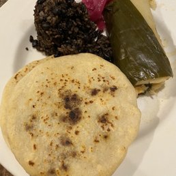 #4. Two Pupusas and Chicken Tamale Lunch Special - Revuelta con Frijoles Pupusa & Queso y Loroco Pupusa ($16) #4. Two Pupusas and Chicken Tamale Lunch Special - Revuelta con Frijoles Pupusa & Queso y Loroco Pupusa ($16)