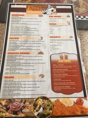 Menu photo 2 Elmo's Grill West Columbia, TX Menu photo 2 Elmo's Grill West Columbia, TX