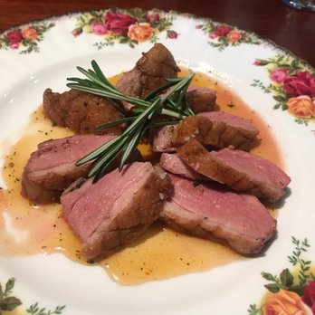 Balmoral Restaurant - Hadrian's Wall Roasted Duck Breast - medium was too rare for me. - Scottish Near Me - St Charles, Illinois Balmoral Restaurant - Hadrian's Wall Roasted Duck Breast - medium was too rare for me. - Scottish Near Me - St Charles, Illinois