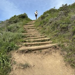 Black Sands Beach - Stairs near the top.