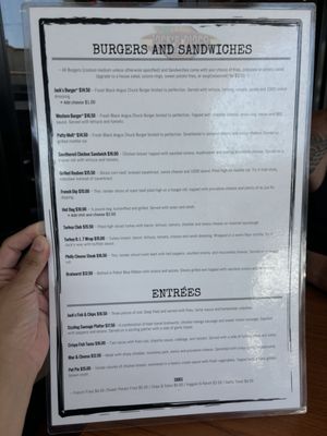 Menu photo 2 Jacks Place Boulder City, NV