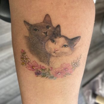 Paw Tattoo - 2 weeks healed - Tattoo Near Me - San Mateo, California
