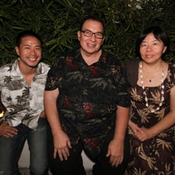 Account On Us - Clifton Teshima posing for a picture with artist and career coach, Ralph White