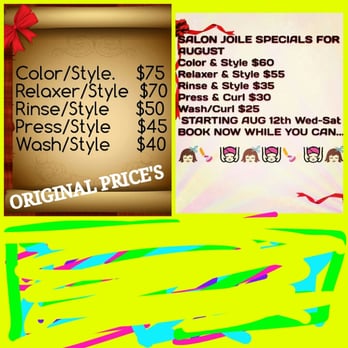Salon Jolie' - August Hair Special's Price cut come get slayed and save ask for Crystal see my work on ig @phillystylist_215 - Hair Stylists Near Me - Philadelphia, Pennsylvania Salon Jolie' - August Hair Special's Price cut come get slayed and save ask for Crystal see my work on ig @phillystylist_215 - Hair Stylists Near Me - Philadelphia, Pennsylvania