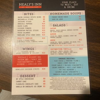 Healy's Inn - Side B - New American Near Me - Greenlawn, New York