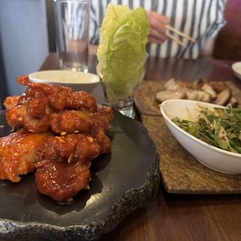Anju - Fried chicken + pork belly lettuce - Korean Near Me - San Francisco, California Anju - Fried chicken + pork belly lettuce - Korean Near Me - San Francisco, California