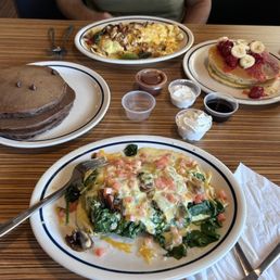 Spinach & Mushroom Omelette Spinach & Mushroom Omelette