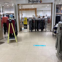 Reitmans - Thyme maternity at the back of store