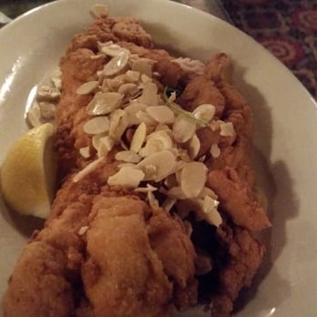 Kelly's Fish House Dining Room - Snapper almondine - Seafood Near Me - Naples, Florida Kelly's Fish House Dining Room - Snapper almondine - Seafood Near Me - Naples, Florida