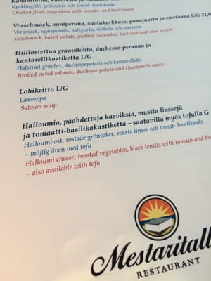 Menu photo 1 Mestaritalli Helsinki, 18