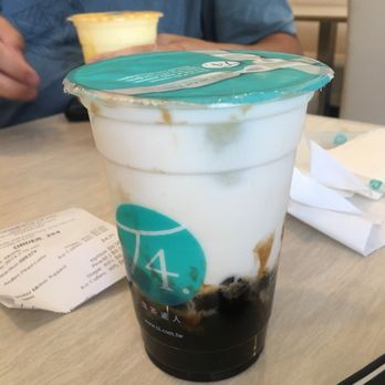 T4 - Pearl Amber latte with Bubba - Bubble Tea Near Me - Sacramento, California T4 - Pearl Amber latte with Bubba - Bubble Tea Near Me - Sacramento, California