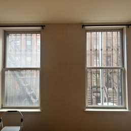 One cleaned window vs one dirty One cleaned window vs one dirty