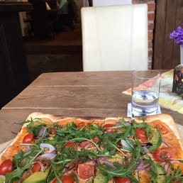 Vegetarian Flammkuchen is amazing Vegetarian Flammkuchen is amazing
