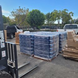 Hurricane ICE - Pallets of water delivery? Wow.  What a great service!!