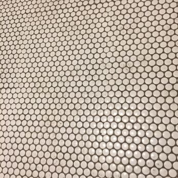Thyme & Again - Washroom floor goes partway up 1 wall. A bit blinding! I lose my depth of field and have to look away. - Caterers Near Me - Ottawa, Ontario