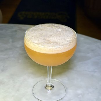 Bridges & Bourbon - SUMMER REFRESH vodka, Aperol, cantaloupe syrup, lemon juice, orange bitters, cashew foam - New American Near Me - Pittsburgh, Pennsylvania Bridges & Bourbon - SUMMER REFRESH vodka, Aperol, cantaloupe syrup, lemon juice, orange bitters, cashew foam - New American Near Me - Pittsburgh, Pennsylvania