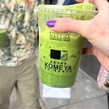 Komeya No Bento - Iced Matcha Latte (DD) - Japanese Near Me - San Francisco, California Komeya No Bento - Iced Matcha Latte (DD) - Japanese Near Me - San Francisco, California