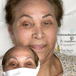 The Image Esthetics Clinic - Ombré powder brows before and after