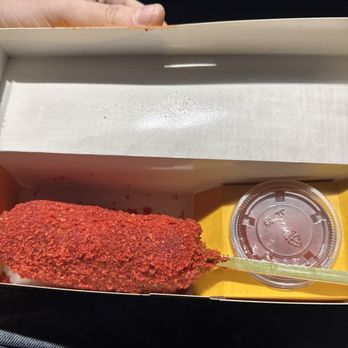 Mochinut Raleigh - Hot Cheeto Mozzarella - Korean Near Me - Raleigh, North Carolina