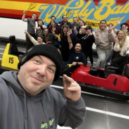 Whirlyball with the work crew featuring Thomas!