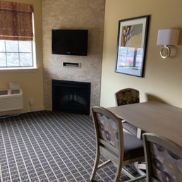 Fireplace in living room