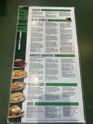 Menu photo 1 Metro Diner Jacksonville, NC