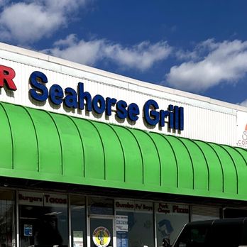 Seahorse Grill - It's in a strip center, between a store and a coffee shop. Worth the visit! - Pizza Near Me - Galveston, Texas Seahorse Grill - It's in a strip center, between a store and a coffee shop. Worth the visit! - Pizza Near Me - Galveston, Texas