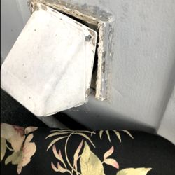 Ernst Home Inspections - Loose dryer vent cover that could allow insects or small rodents into the home.