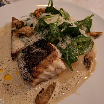 Pension Homeland - Catch of the day - cod with a fennel and spinach salad - Brewpubs Near Me - Amsterdam, New Hampshire