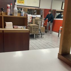 Tom's Tacos - Dining room that is closed off to the public.