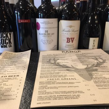 RANGE kitchen & tap - Sat at the bar and was happy to see Saldo served by the glass! - New American Near Me - Roseville, California RANGE kitchen & tap - Sat at the bar and was happy to see Saldo served by the glass! - New American Near Me - Roseville, California