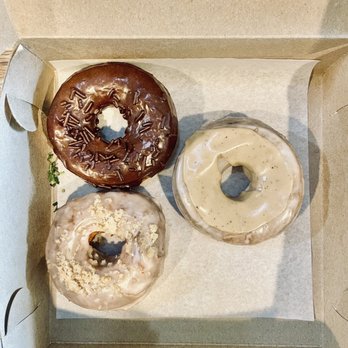 Okie Dokie Donuts - Chocolate,  Vietnamese Coffee, Strawberry Elderflower - Donuts Near Me - Philadelphia, Pennsylvania