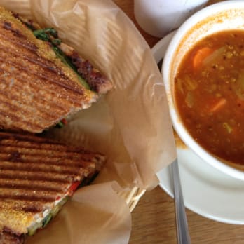 Flour Bakery + Cafe - Grilled tofu sandwich and lentil soup - Coffee & Tea Near Me - Cambridge, Massachusetts Flour Bakery + Cafe - Grilled tofu sandwich and lentil soup - Coffee & Tea Near Me - Cambridge, Massachusetts