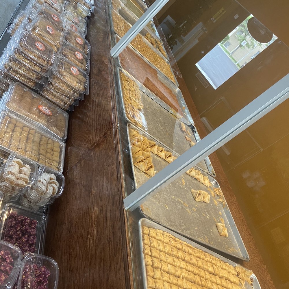 Nazareth Sweets - a variety of sweets on display - Bakeries Near Me - Chicago, Illinois