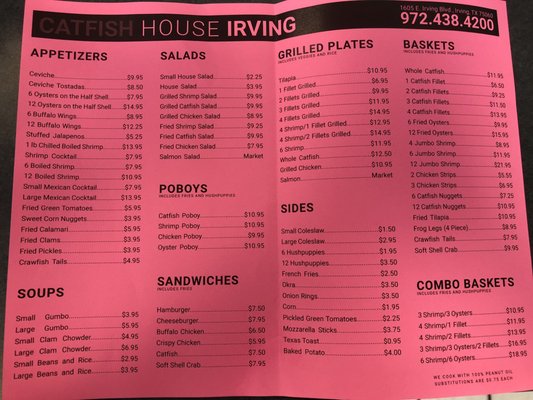 Menu photo 1 Catfish House Irving, TX Menu photo 1 Catfish House Irving, TX