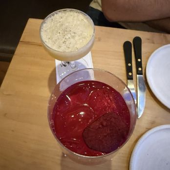Mezcaleria Alma - Old fashioned and beet spritz - Wine Bars Near Me - Denver, Colorado Mezcaleria Alma - Old fashioned and beet spritz - Wine Bars Near Me - Denver, Colorado