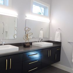 Streamline Interior Designs - Floating Countertops with modern design.