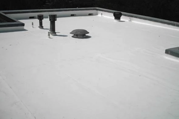 Slide of Post Roofing