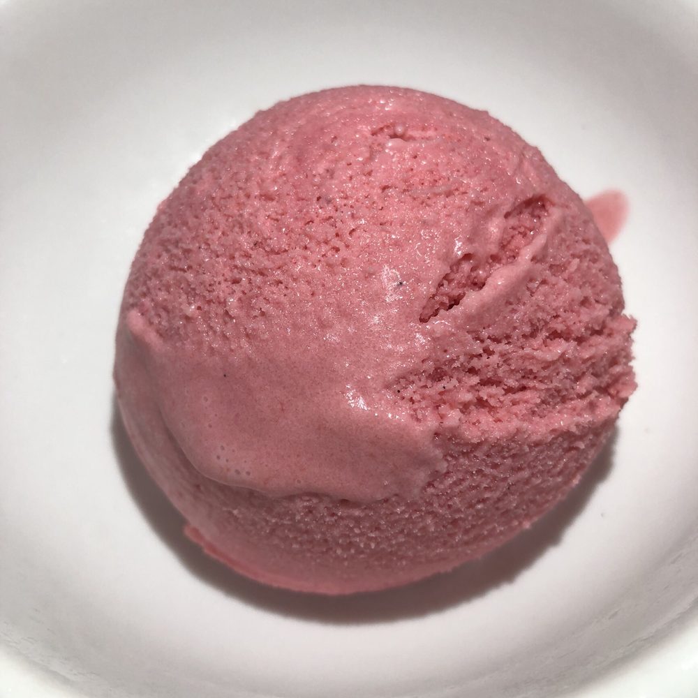 Rustic Canyon - plum ice cream - Wine Bars Near Me - Santa Monica, California