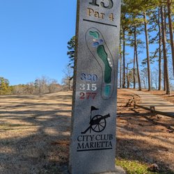 City Club Marietta - Hole 15 marker.