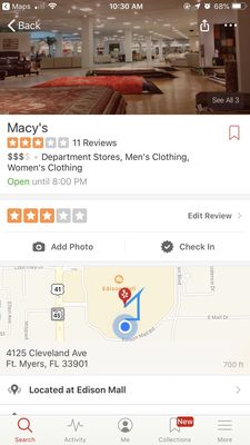 Macy S 15 Beitrage Kaufhaus 4125 Cleveland Ave Fort Myers