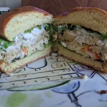 Burger District  - Loads of crab meat in the crab cake burger - Burgers Near Me - Arlington, Virginia